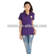 13PT1036 Women's cotton button fashion us polo shirts